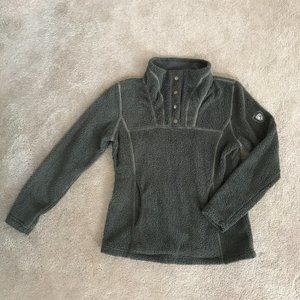 Kuhl Avalon Fleece 1/4 snap sage women's XS